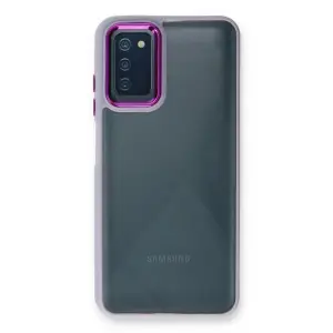 Galaxy A03s Kılıf Dora Kapak - Lila