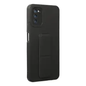 Galaxy A03s Kılıf Mega Standlı  - Siyah