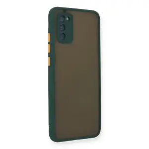 Galaxy A03s Kılıf Montreal  Kapak - Yeşil
