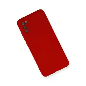 Galaxy A03s Kılıf Nano İçi Kadife  - Kırmızı