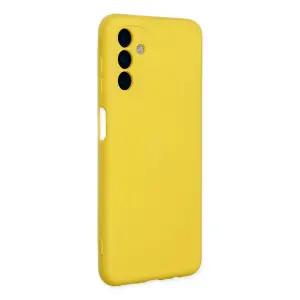 Galaxy A04s Kılıf Nano İçi Kadife  - Sarı