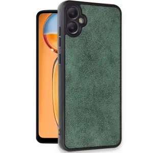Galaxy A05 Kılıf Aras Deri Kapak - Koyu Yeşil