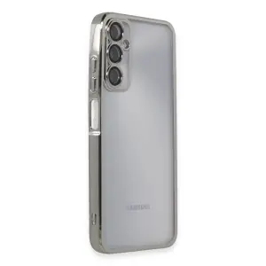 Galaxy A05s Kılıf  Lensli  - Gümüş