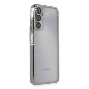 Galaxy A05s Kılıf  Lensli  - Gümüş