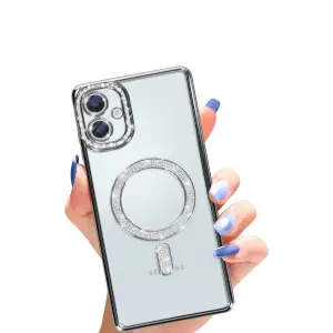 Galaxy A06 Joke Simli Magneticsafe Kılıf - Siyah