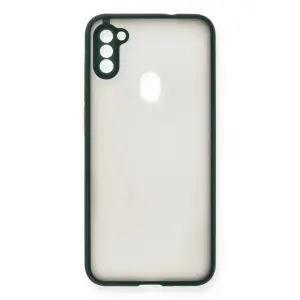 Galaxy A11 Kılıf Montreal  Kapak - Yeşil