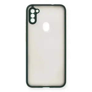 Galaxy A11 Kılıf Montreal  Kapak - Yeşil