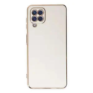 Galaxy A12 Kılıf Volet  - Beyaz