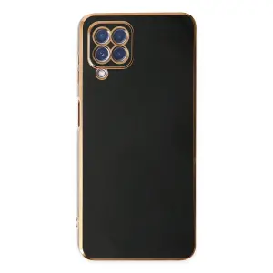 Galaxy A12 Kılıf Volet  - Siyah