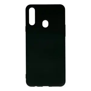 Galaxy A20s Kılıf Nano İçi Kadife  - Siyah