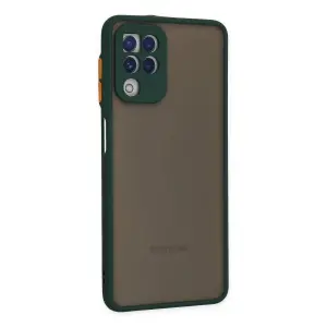 Galaxy A22 Kılıf Montreal  Kapak - Yeşil