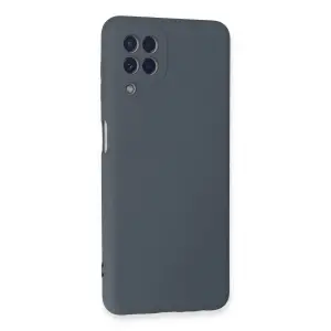 Galaxy A22 Kılıf Nano İçi Kadife  - Gri