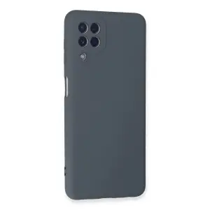 Galaxy A22 Kılıf Nano İçi Kadife  - Gri