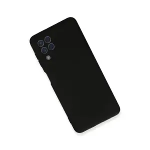 Galaxy A22 Kılıf Nano İçi Kadife  - Siyah