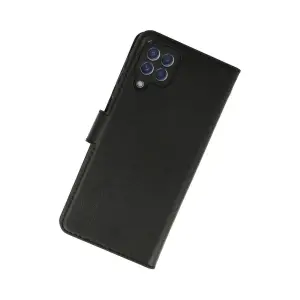 Galaxy A22 Kılıf Trend S Plus Kapaklı Kılıf - Siyah