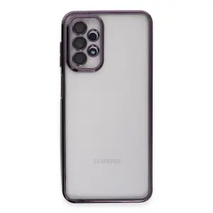 Galaxy A23 4g Kılıf  Lensli  - Mor
