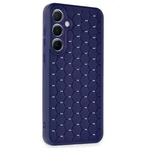 Galaxy A35 5g Kılıf Petek  Kapak - Lacivert