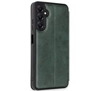 Galaxy A36 Kılıf Flip Cover - Koyu Yeşil