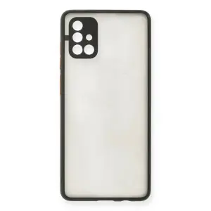 Galaxy A71 Kılıf Montreal  Kapak - Siyah