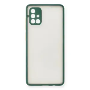 Galaxy A71 Kılıf Montreal  Kapak - Yeşil