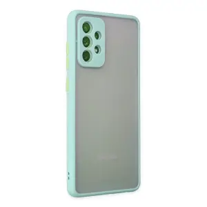 Galaxy A72 Kılıf Montreal  Kapak - Turkuaz