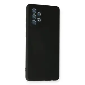 Galaxy A72 Kılıf Nano İçi Kadife  - Siyah