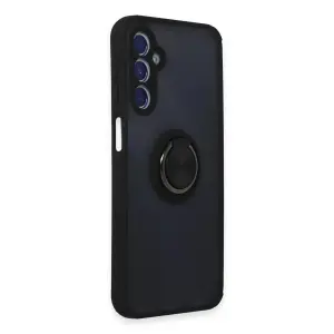 Galaxy M34 5g Kılıf Montreal Yüzüklü  Kapak - Siyah