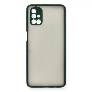 Galaxy M51 Kılıf Montreal  Kapak - Yeşil
