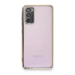 Galaxy S20 Fe Kılıf  Lensli  - Gold