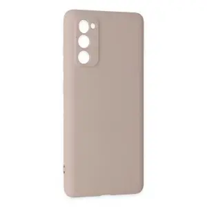 Galaxy S20 Fe Kılıf Nano İçi Kadife  - Pudra
