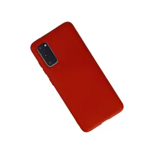 Galaxy S20 Kılıf Nano İçi Kadife  - Kırmızı