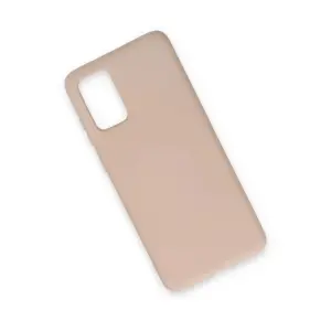 Galaxy S20 Plus Kılıf Nano İçi Kadife  - Pudra