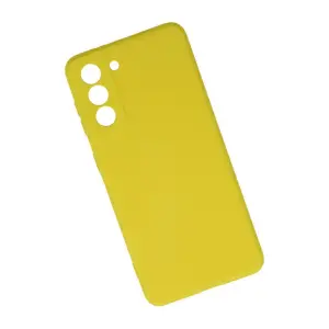 Galaxy S21 Kılıf Nano İçi Kadife  - Sarı