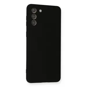 Galaxy S21 Plus Kılıf Nano İçi Kadife  - Siyah