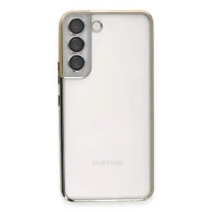 Galaxy S22 Kılıf  Lensli  - Gold