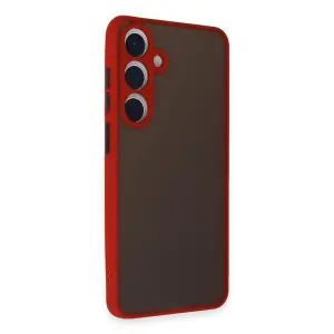 Galaxy S24 Kılıf Montreal  Kapak - Kırmızı