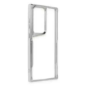 Galaxy S24 Ultra Kılıf Boyi  Kapak - Gümüş