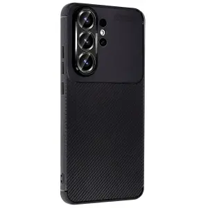 Galaxy S26 Ultra Auto Fus Karbon Kapak - Siyah