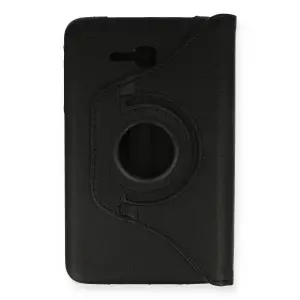 Galaxy T110 / T113 Tab 3 Lite 7 Kılıf 360 Tablet Deri Kılıf - Siyah