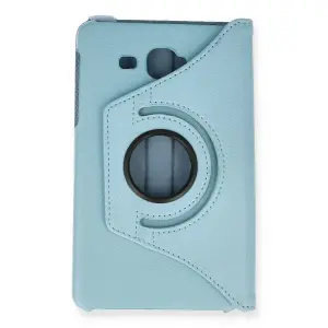 Galaxy T280 Tab A 7 Kılıf 360 Tablet Deri Kılıf - Turkuaz