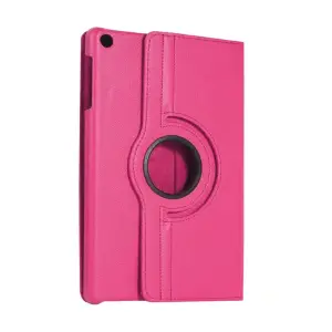 Galaxy Tab A11 360 Tablet Deri Kılıf - Pembe