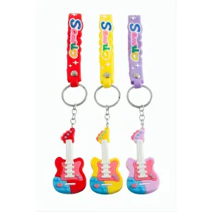Gitar Silikon Anahtarlık