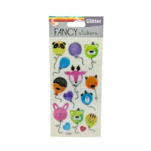 Glitter Stickers Balon