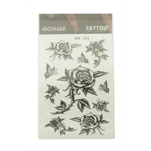 Gül Tattoo Dövme Sticker