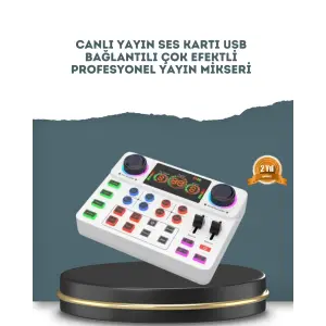 Gürültü Engelleme Özellikli Canlı Yayın Ses Kartı