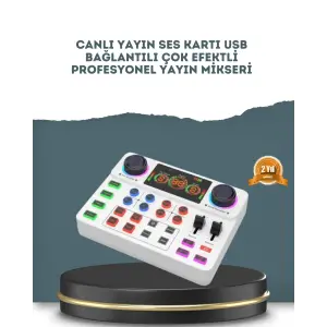 Gürültü Engelleme Özellikli Canlı Yayın Ses Kartı