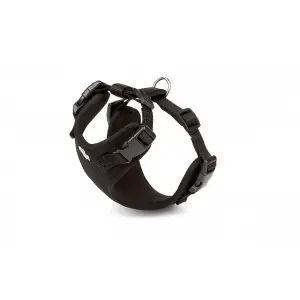 Halı Ped Dokuma Köpek Göğüs Tasması 30/35 cm Siyah