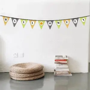 Halloween Kabak Banner Süsü