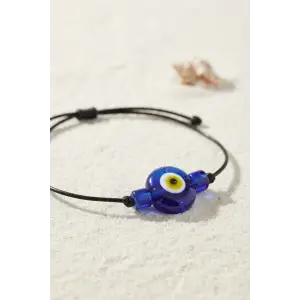 Handmade Bohem Tarz Mavi Göz Nazar Kolye
