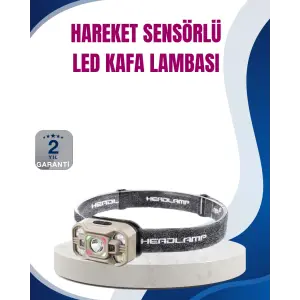 Hareket Sensörlü LED Far 45 Derece Ayarlı Şarj Edilebilir